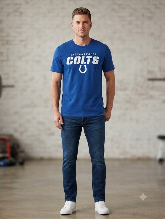 47 Other - 47 Indianapolis Colts Royal Blue Logo Tee Size XL